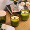 12PCS Premium 8oz Green Glass Candle Jars with Lids - Bulk Empty Vessels for Candles, Eco-Friendly Candle Containers for Wedding Gifts & Candle Making Supplies, Ideal for Candle Business Owners